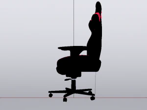Gaming Chair 01 3D Model