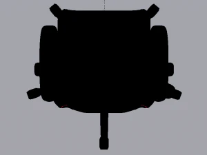 Gaming Chair 01 3D Model