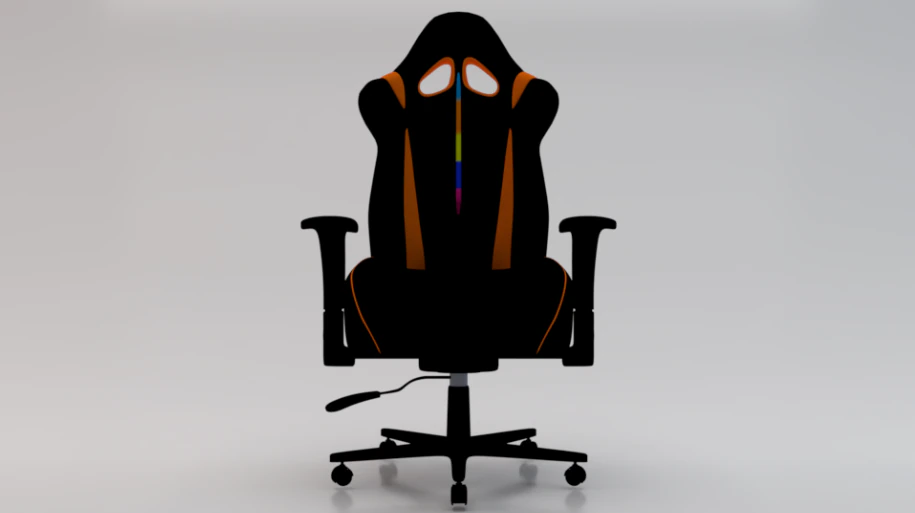 Gaming Chair 05 3D Model .c4d .max .obj .3ds .fbx .stl .blend