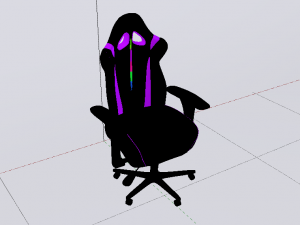 Gaming Chair 07 3D Modell