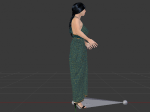 Woman in a Dress 031 3D मॉडल