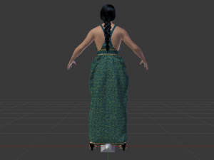Woman in a Dress 031 3D मॉडल