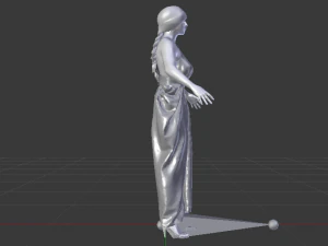 Woman in a Dress 031 3D Model