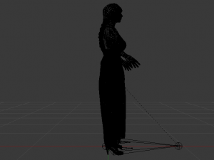 Woman in a Dress 031 3D मॉडल