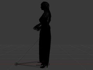 Woman in a Dress 031 3D मॉडल