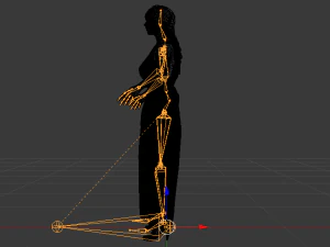 Woman in a Dress 031 3D Model