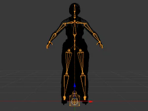 Woman in a Dress 031 3D Model