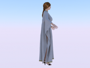 Woman in a Dress 032 3D Model