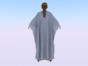 Woman in a Dress 032 3D Model