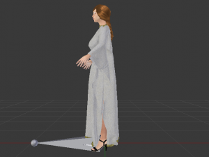 Woman in a Dress 032 3D Model