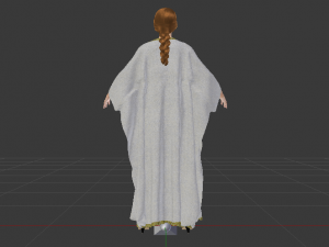 Woman in a Dress 032 3D Model