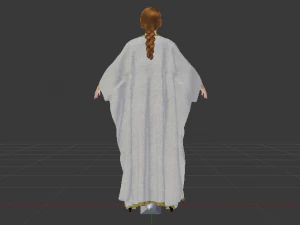 Woman in a Dress 032 3D Model