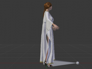 Woman in a Dress 032 3D Model