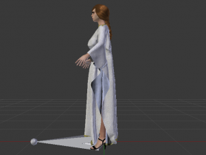 Woman in a Dress 032 3D Model