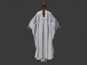 Woman in a Dress 032 3D Model