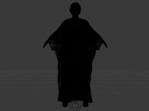 Woman in a Dress 032 3D Model