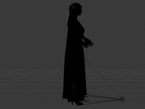 Woman in a Dress 032 3D Model