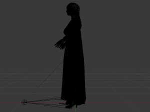 Woman in a Dress 032 3D Model