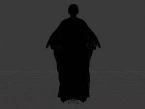Woman in a Dress 032 3D Model