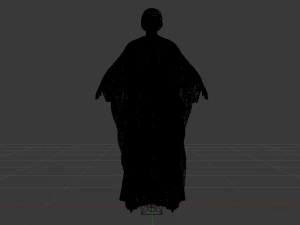 Woman in a Dress 032 3D Model
