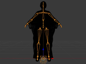 Woman in a Dress 032 3D Model