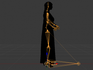 Woman in a Dress 032 3D Model