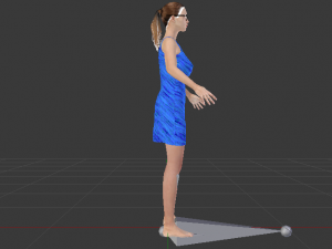 Woman in a Beach Dress 01 Modello 3D