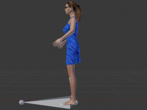 Woman in a Beach Dress 01 Modello 3D