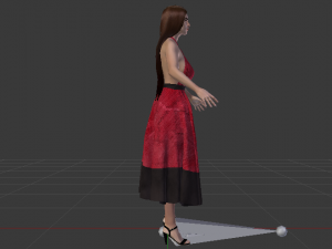 Woman in a Dress 034 Modèle 3D