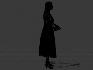 Woman in a Dress 034 Modèle 3D