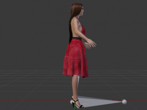 Woman in a Dress 035 3D-Modell