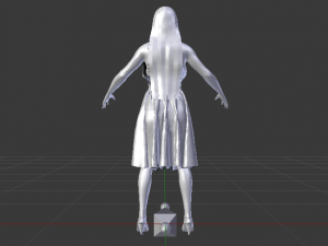 Woman in a Dress 035 3D-Modell
