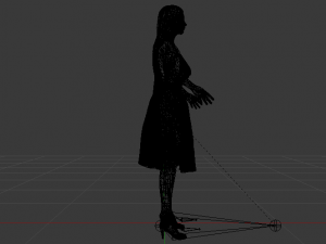 Woman in a Dress 035 3D-Modell