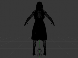 Woman in a Dress 035 3D-Modell