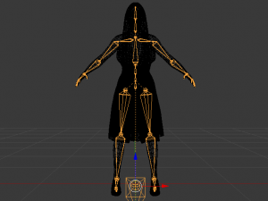 Woman in a Dress 035 3D-Modell