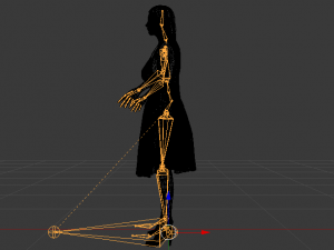 Woman in a Dress 035 3D-Modell