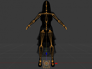 Woman in a Dress 036 3D Model