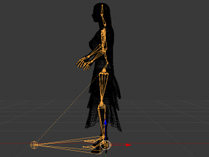 Woman in a Dress 036 3D Model