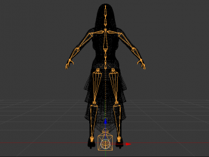 Woman in a Dress 036 3D Model