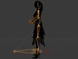 Woman in a Dress 037 Model 3D