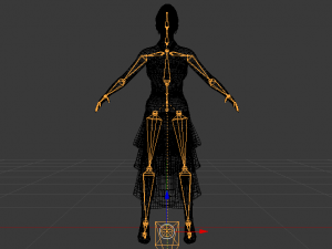 Woman in a Dress 039 3D Model