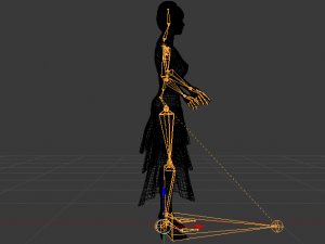Woman in a Dress 039 3D Model