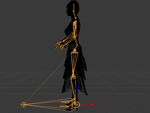 Woman in a Dress 039 3D Model