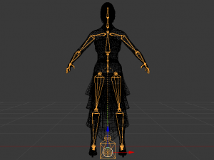 Woman in a Dress 039 3D Model