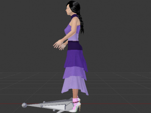 Woman in a Dress 040 3Dモデル