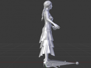 Woman in a Dress 040 3Dモデル