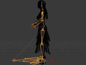 Woman in a Dress 040 3Dモデル