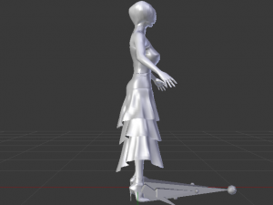 Woman in a Dress 041 3Dモデル