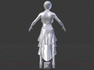 Woman in a Dress 041 3Dモデル