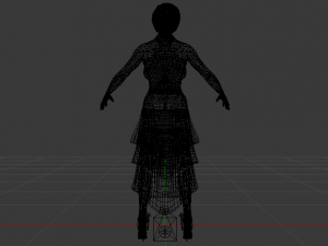 Woman in a Dress 041 3Dモデル